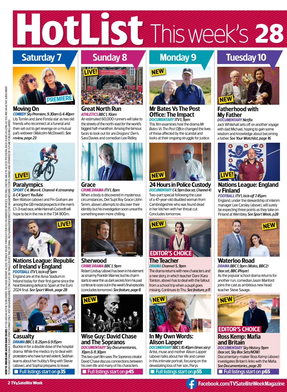 TV & Satellite Week Preview Pages
