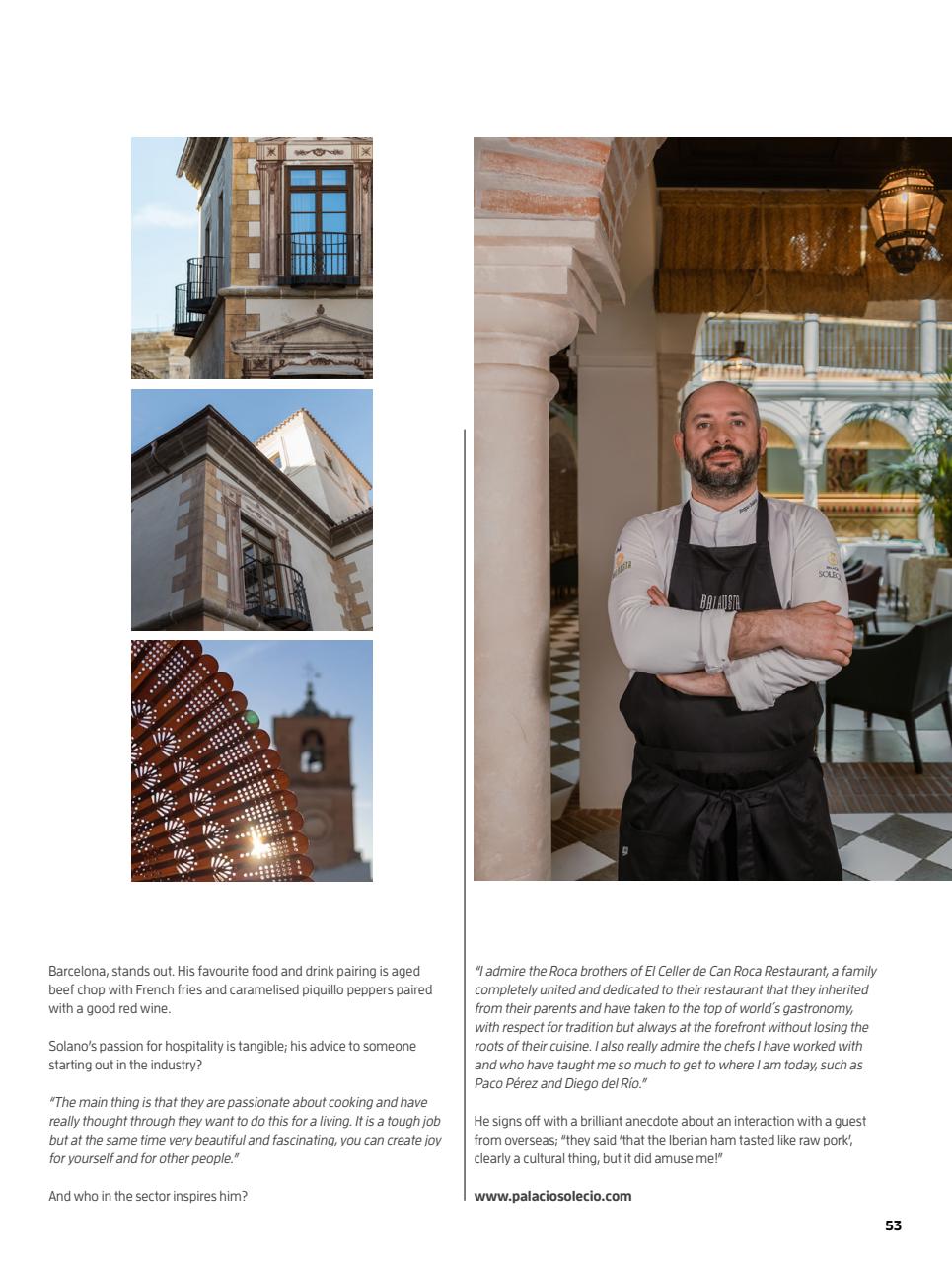 Chef & Restaurant Magazine Preview Pages