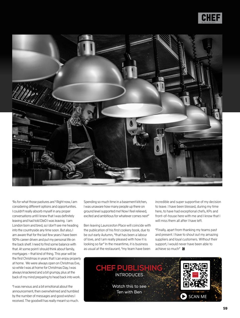 Chef & Restaurant Magazine Preview Pages