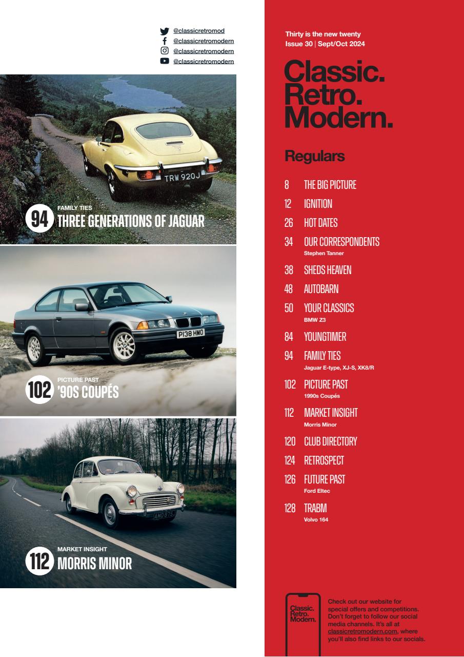 Classic Retro Modern Magazine Preview Pages