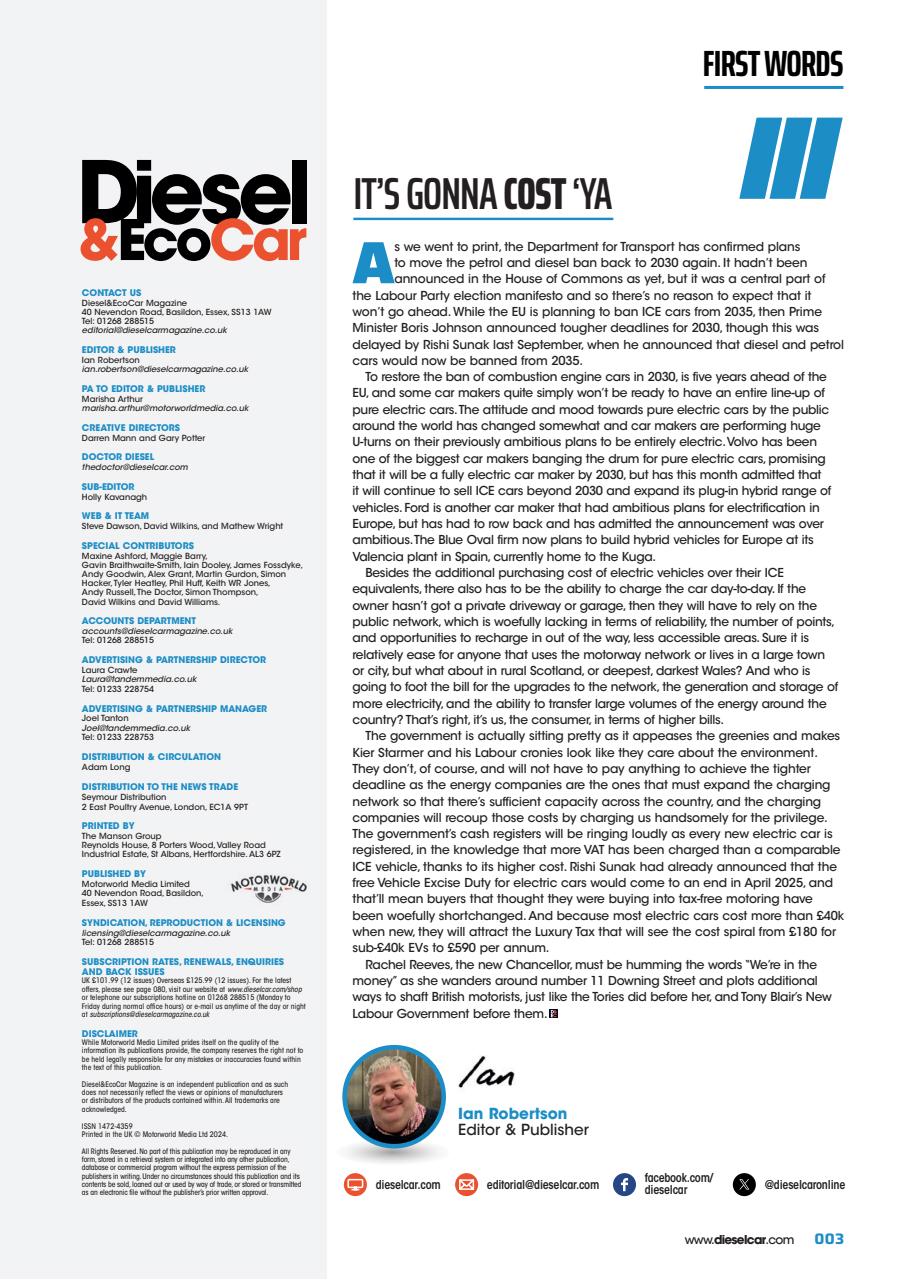 Diesel&EcoCar Magazine Preview Pages