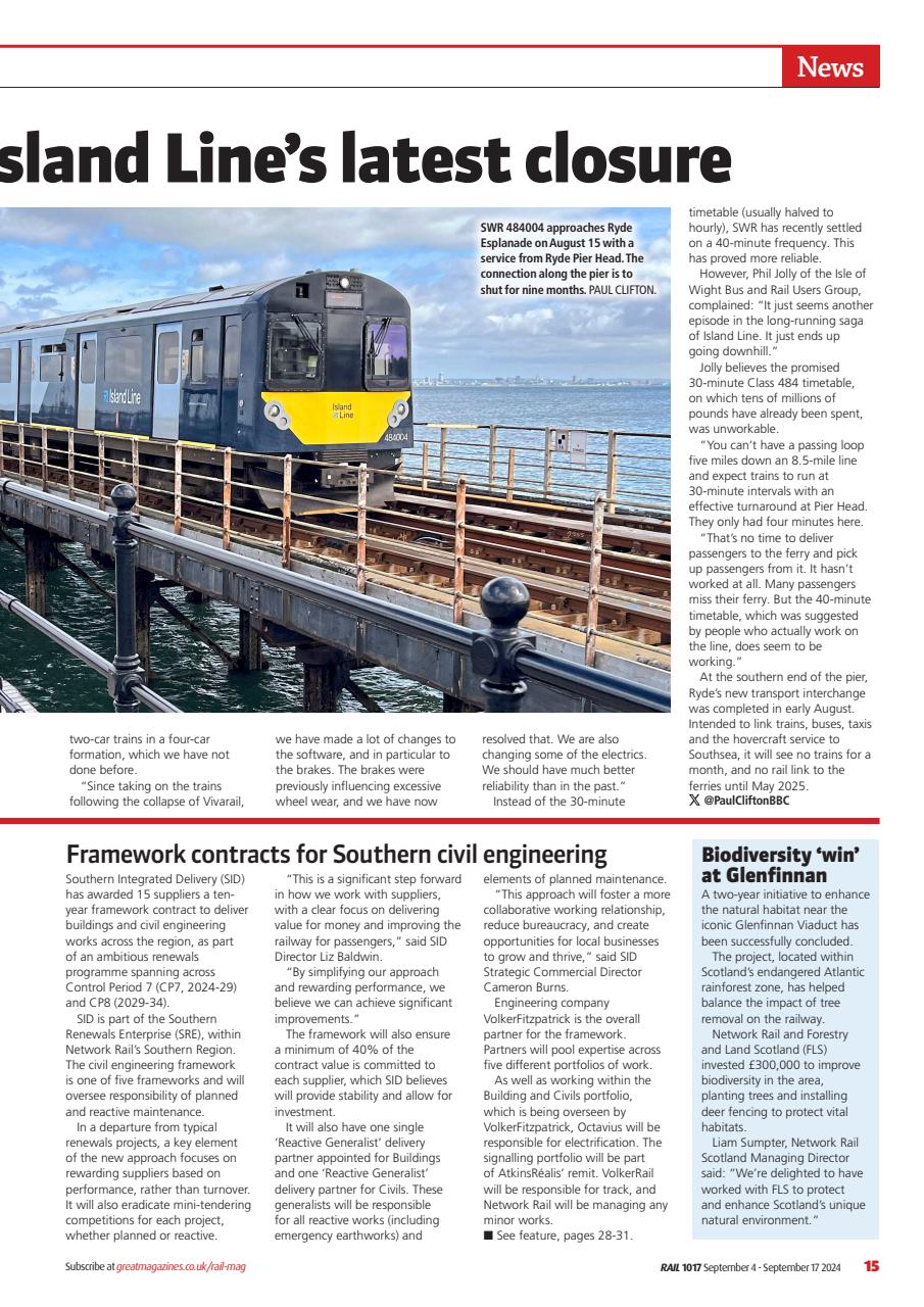 Rail Preview Pages