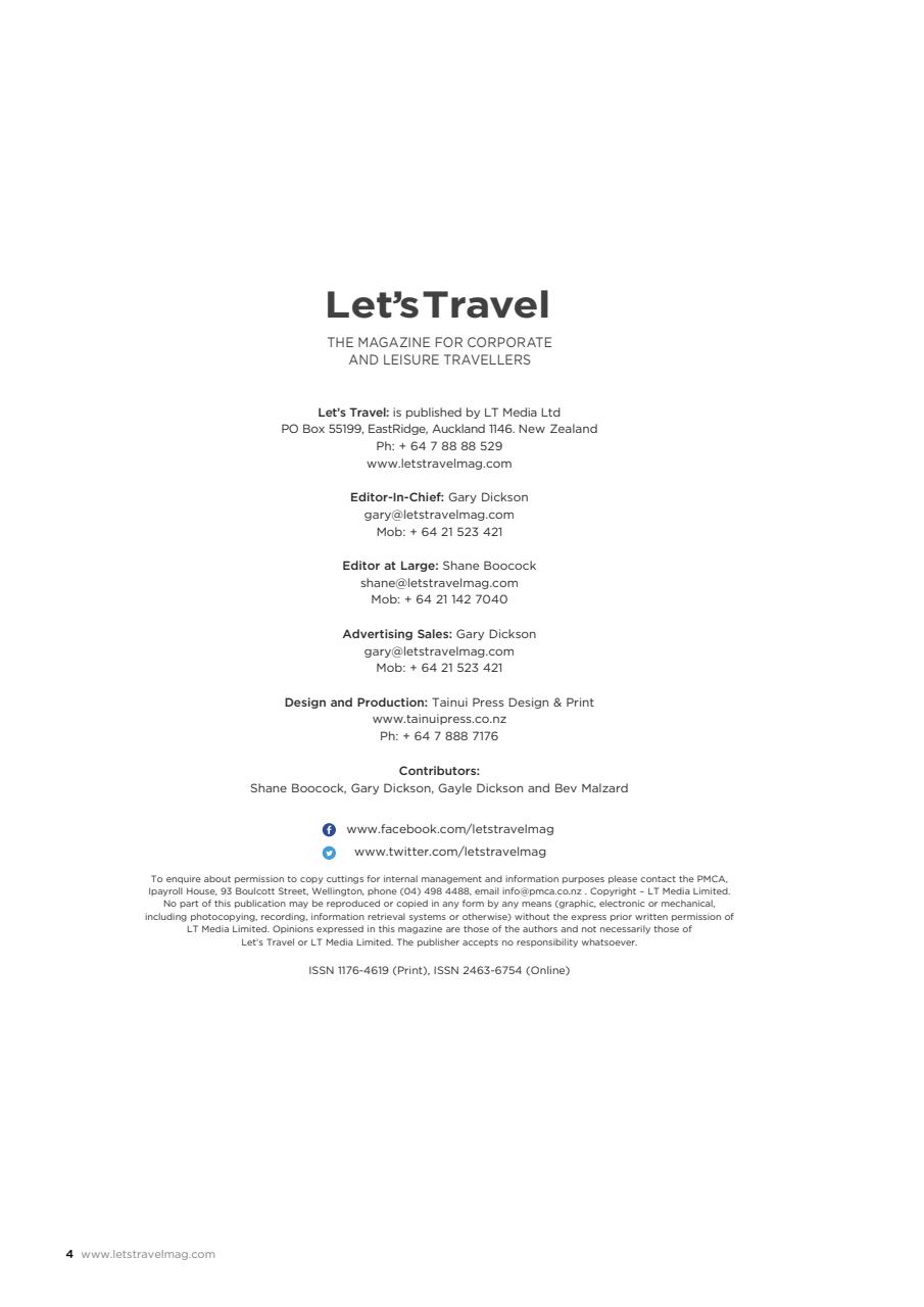 Let’s Travel Preview Pages