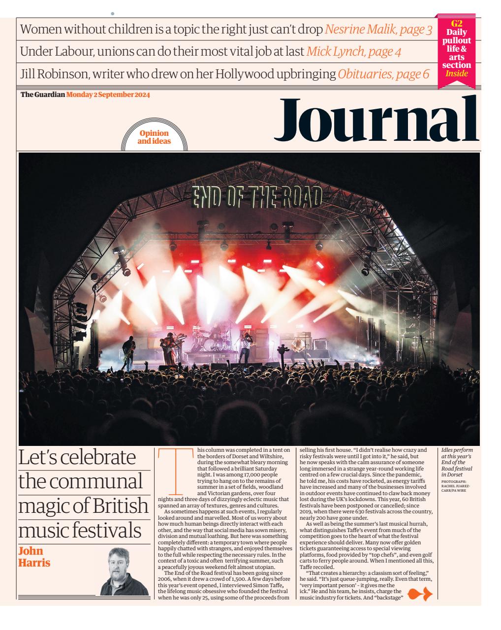 The Guardian Newspaper Preview Pages