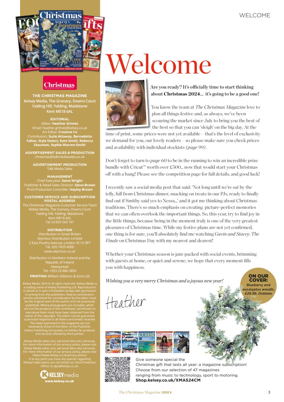 The Christmas Magazine Preview Pages