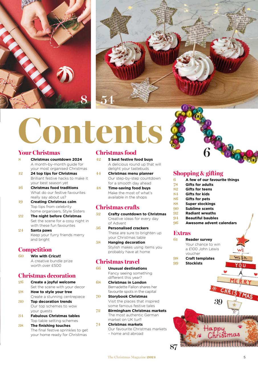 The Christmas Magazine Preview Pages