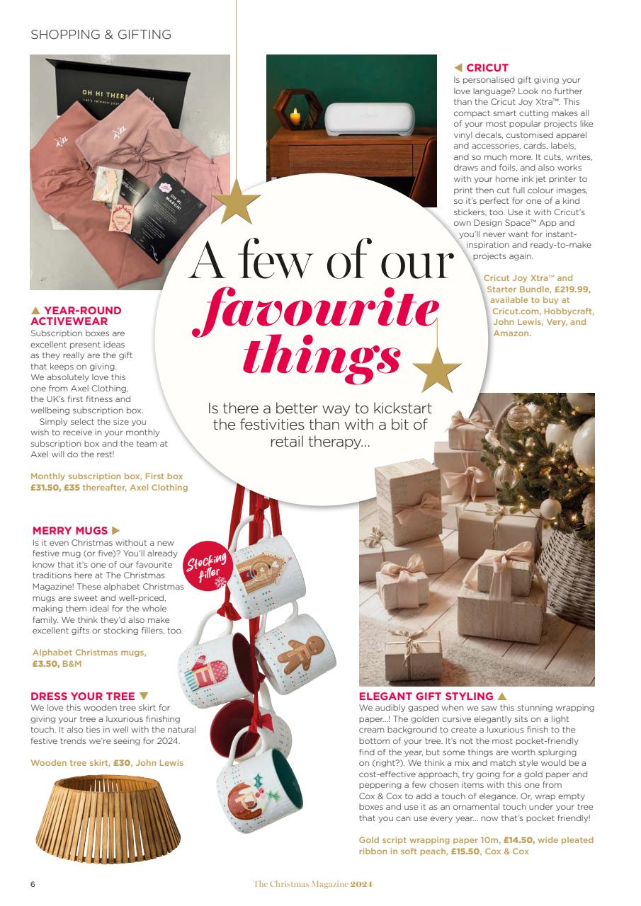 The Christmas Magazine Preview Pages