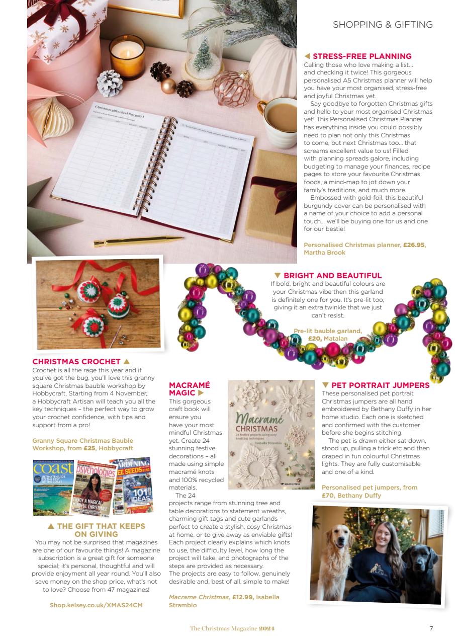 The Christmas Magazine Preview Pages
