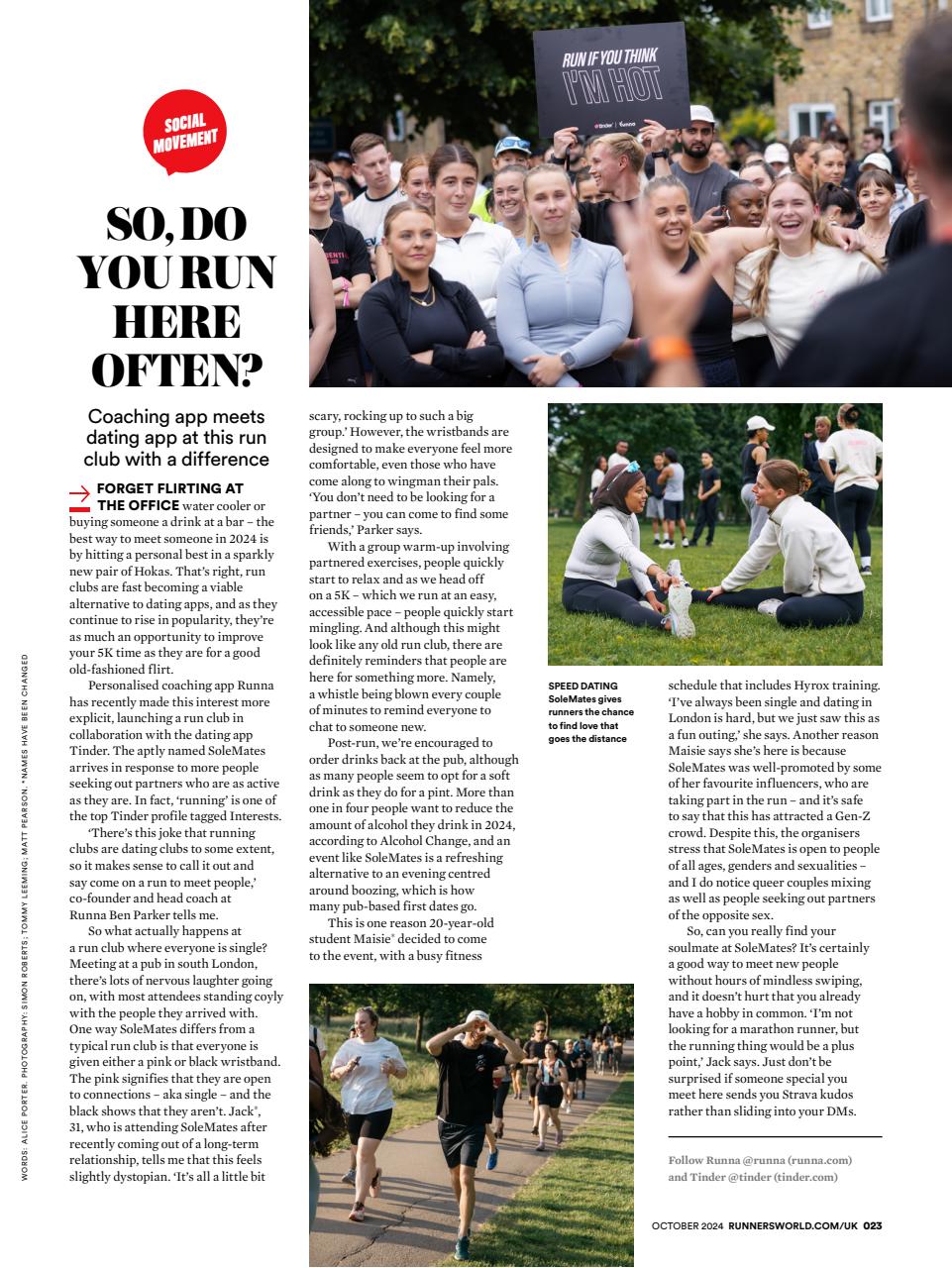 Runner's World Preview Pages