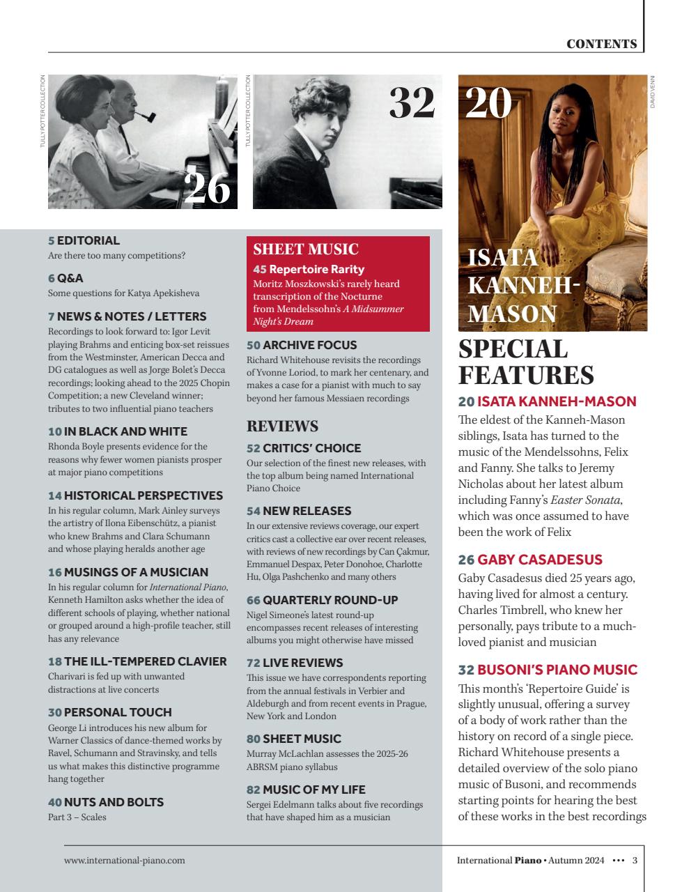 International Piano Preview Pages