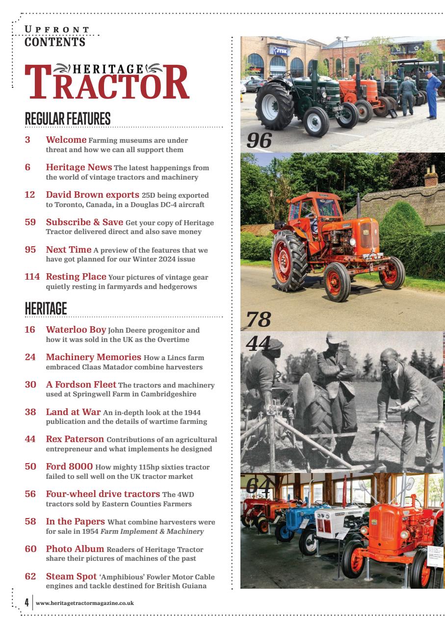 Classic Tractor Preview Pages