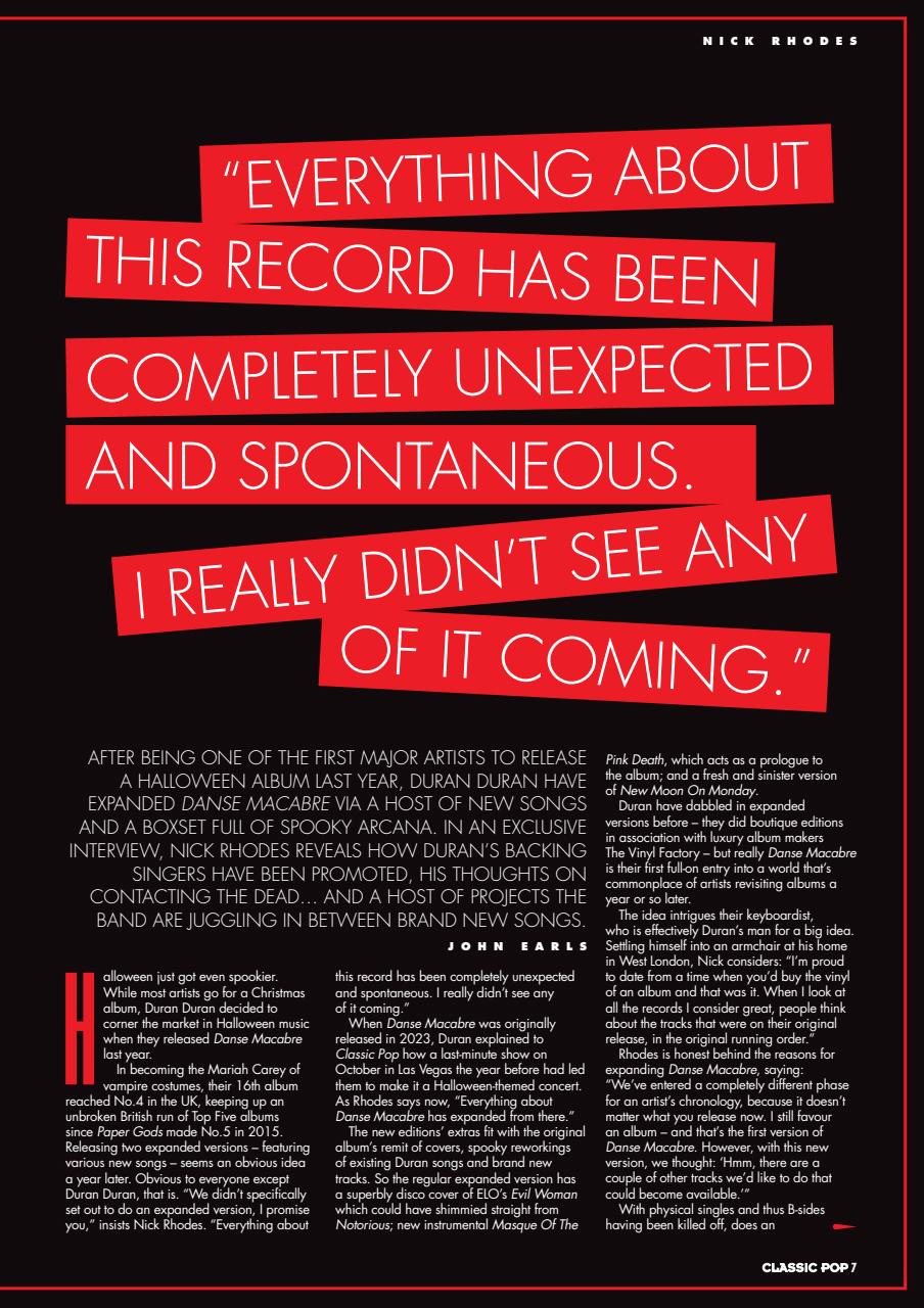 Classic Pop Presents Preview Pages