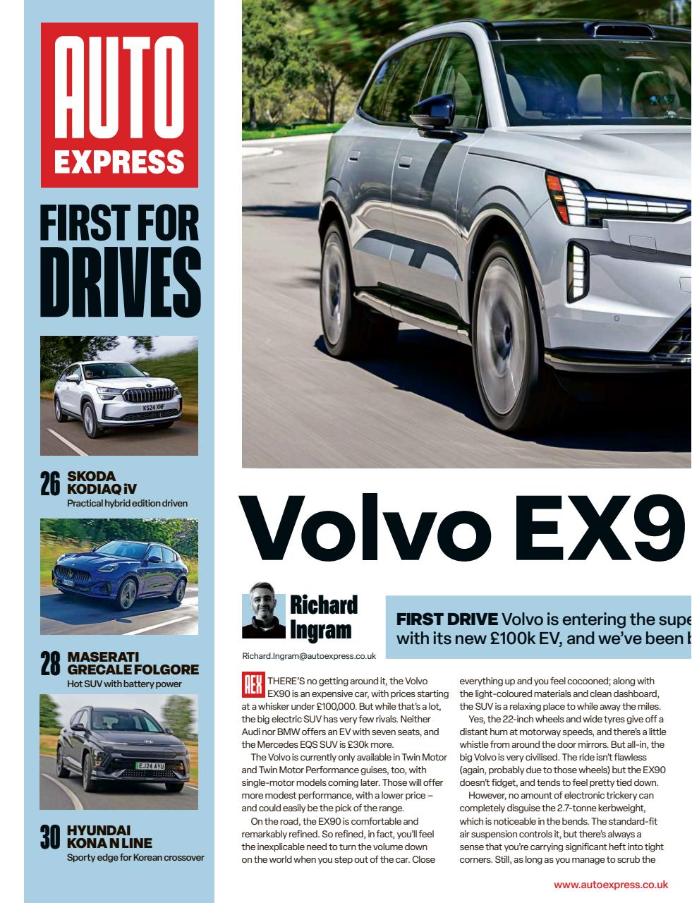 Auto Express Preview Pages