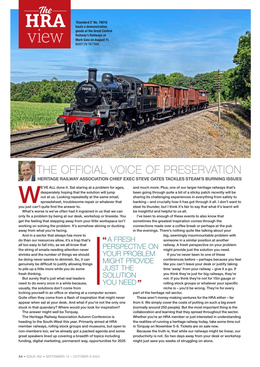 Steam Railway Preview Pages