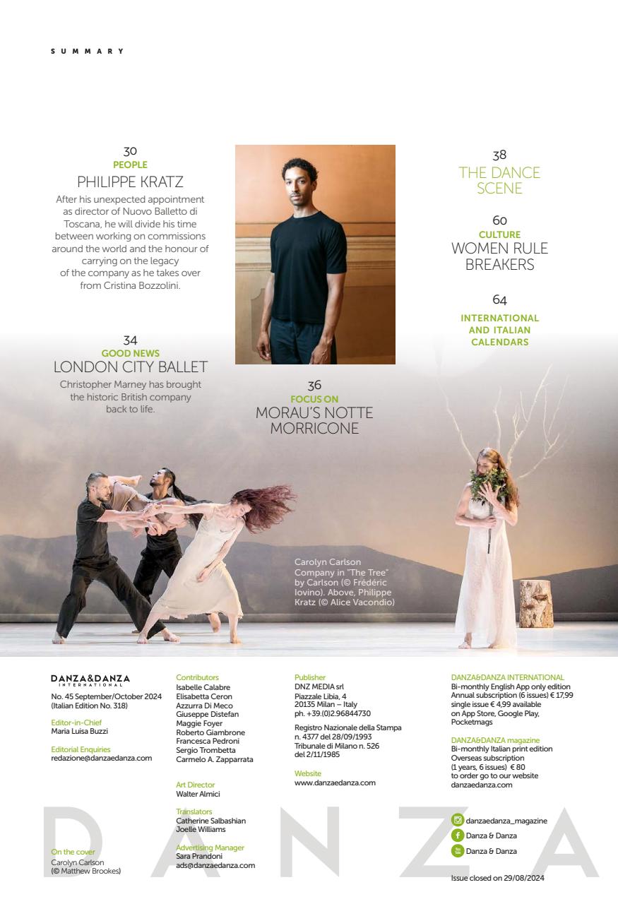 DANZA&DANZA International Preview Pages