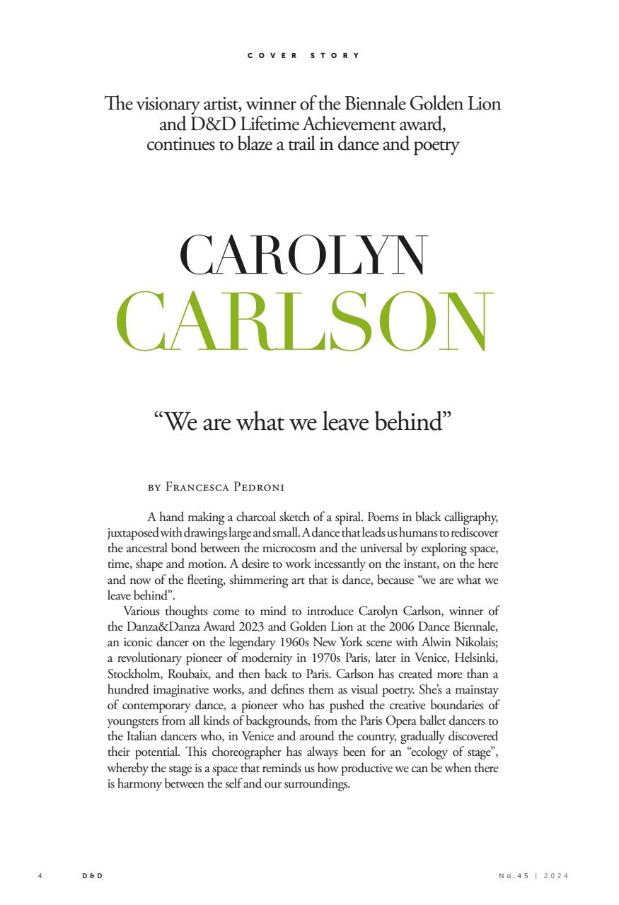 DANZA&DANZA International Preview Pages