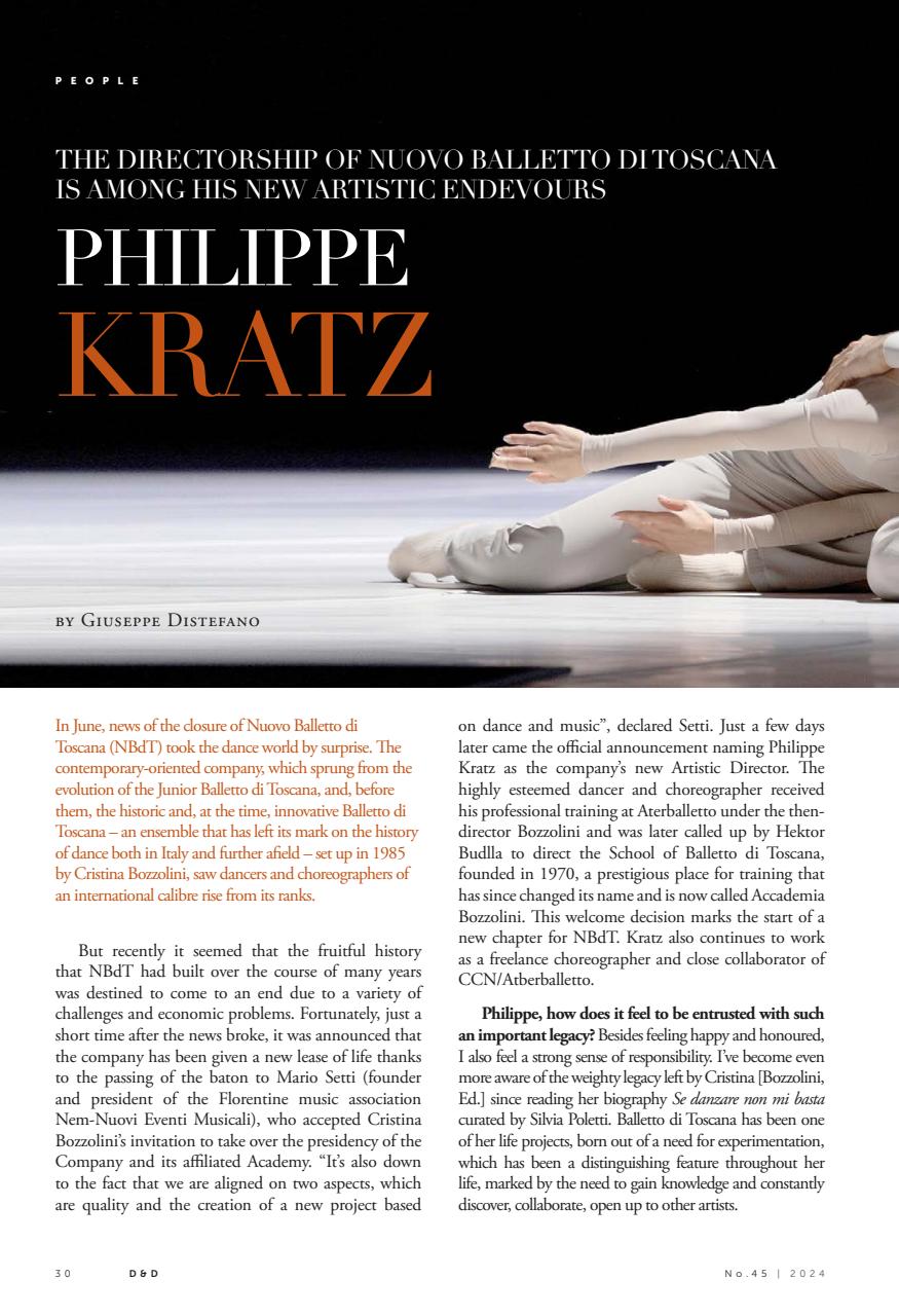 DANZA&DANZA International Preview Pages