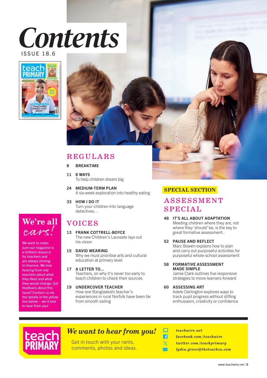 Teach Primary Preview Pages