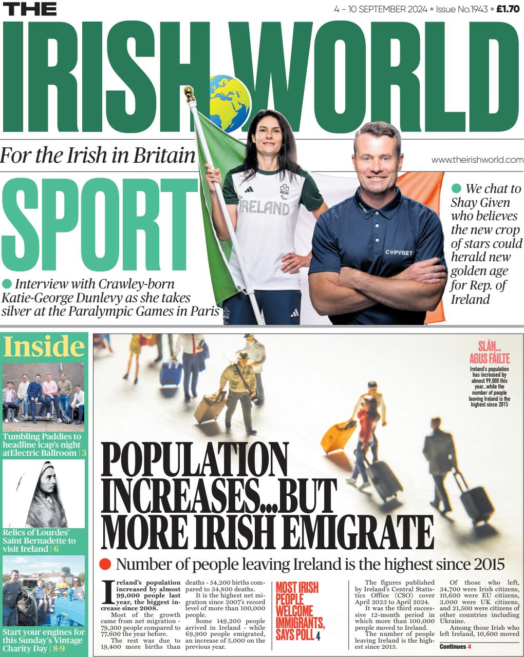 Irish World Preview Pages