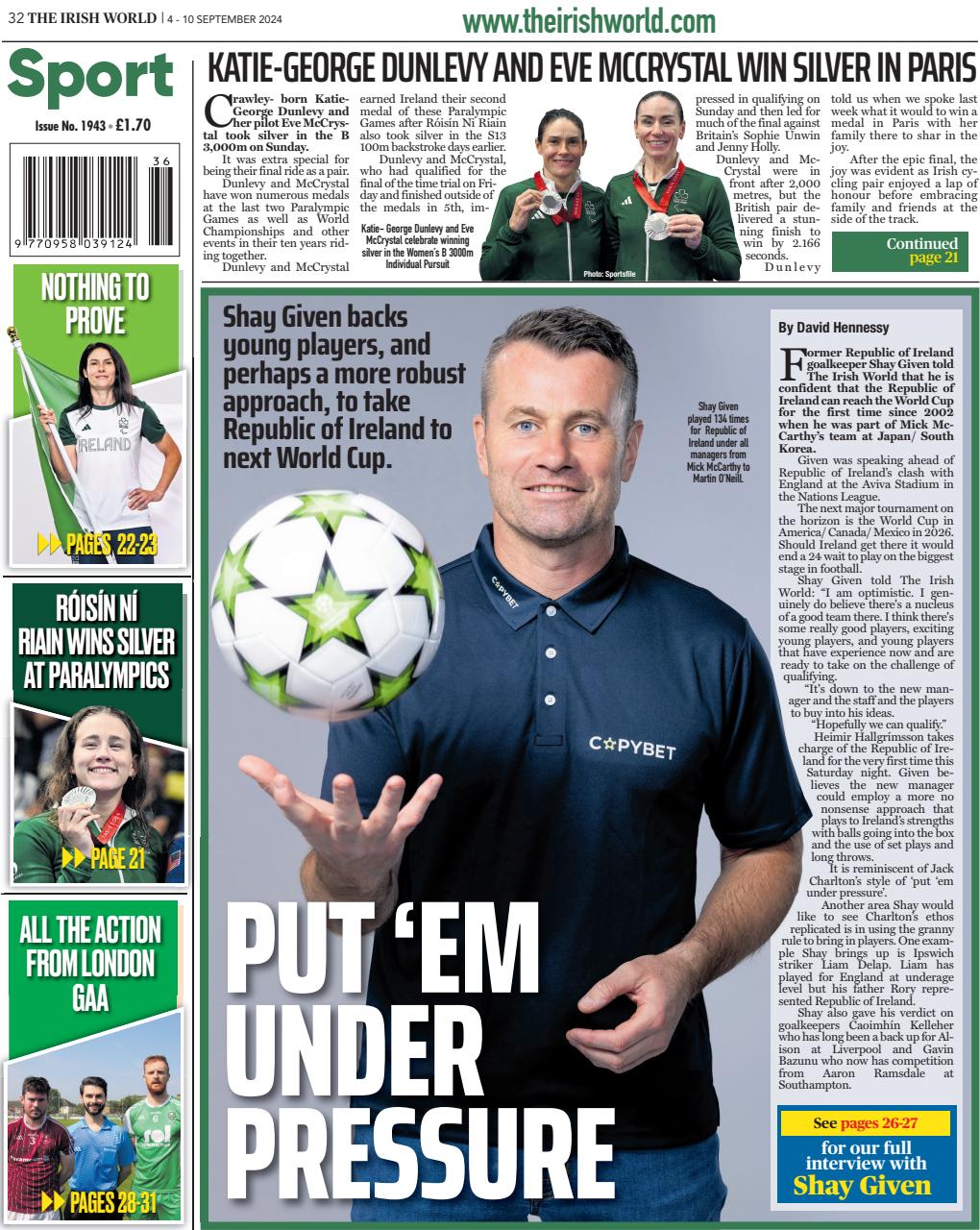 Irish World Preview Pages