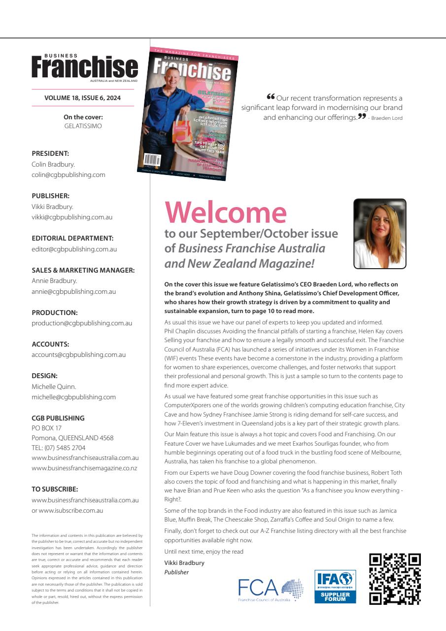 Business Franchise Australia&NZ Preview Pages