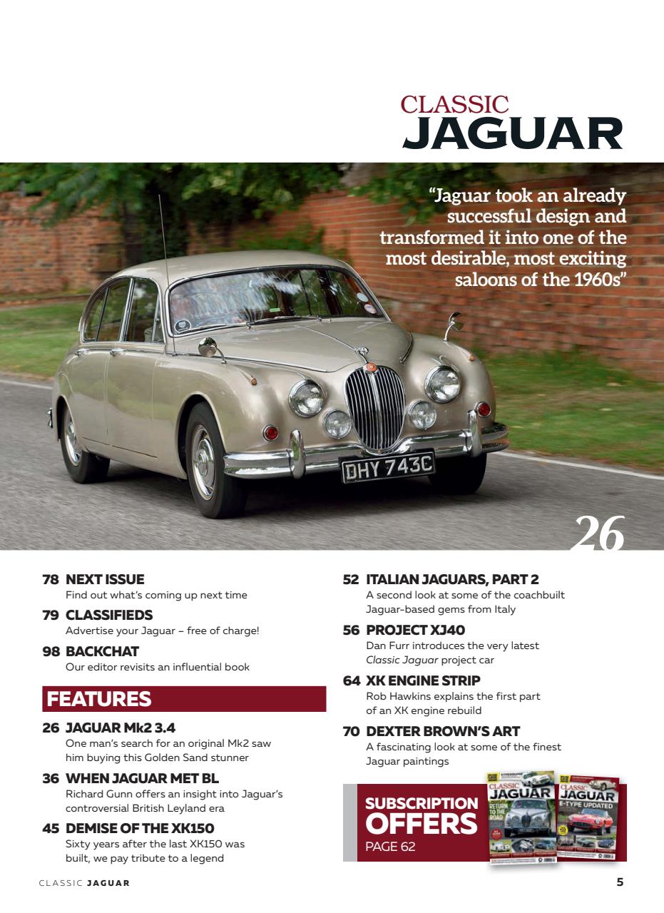 Classic Jaguar Preview Pages