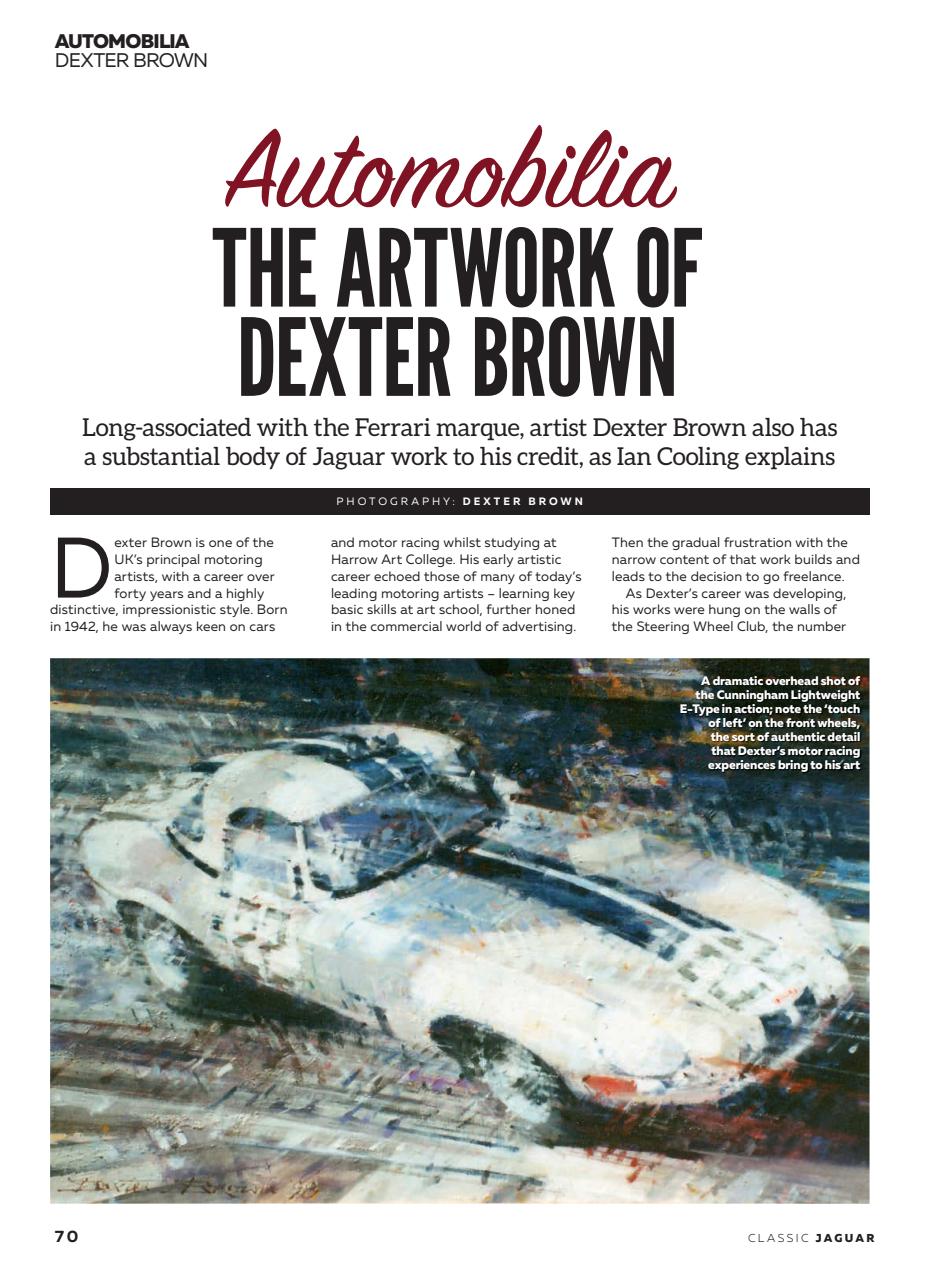 Classic Jaguar Preview Pages