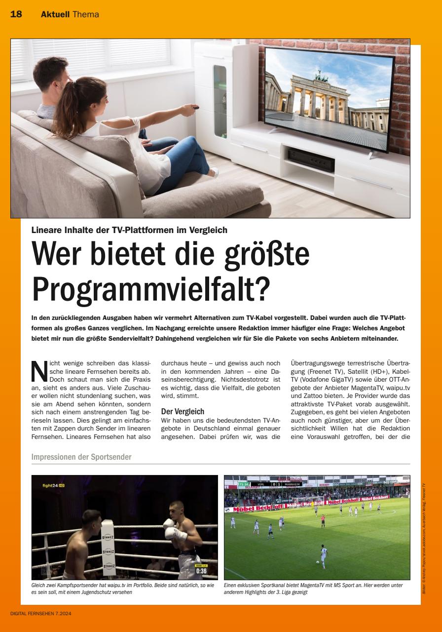 Digital Fernsehen Preview Pages