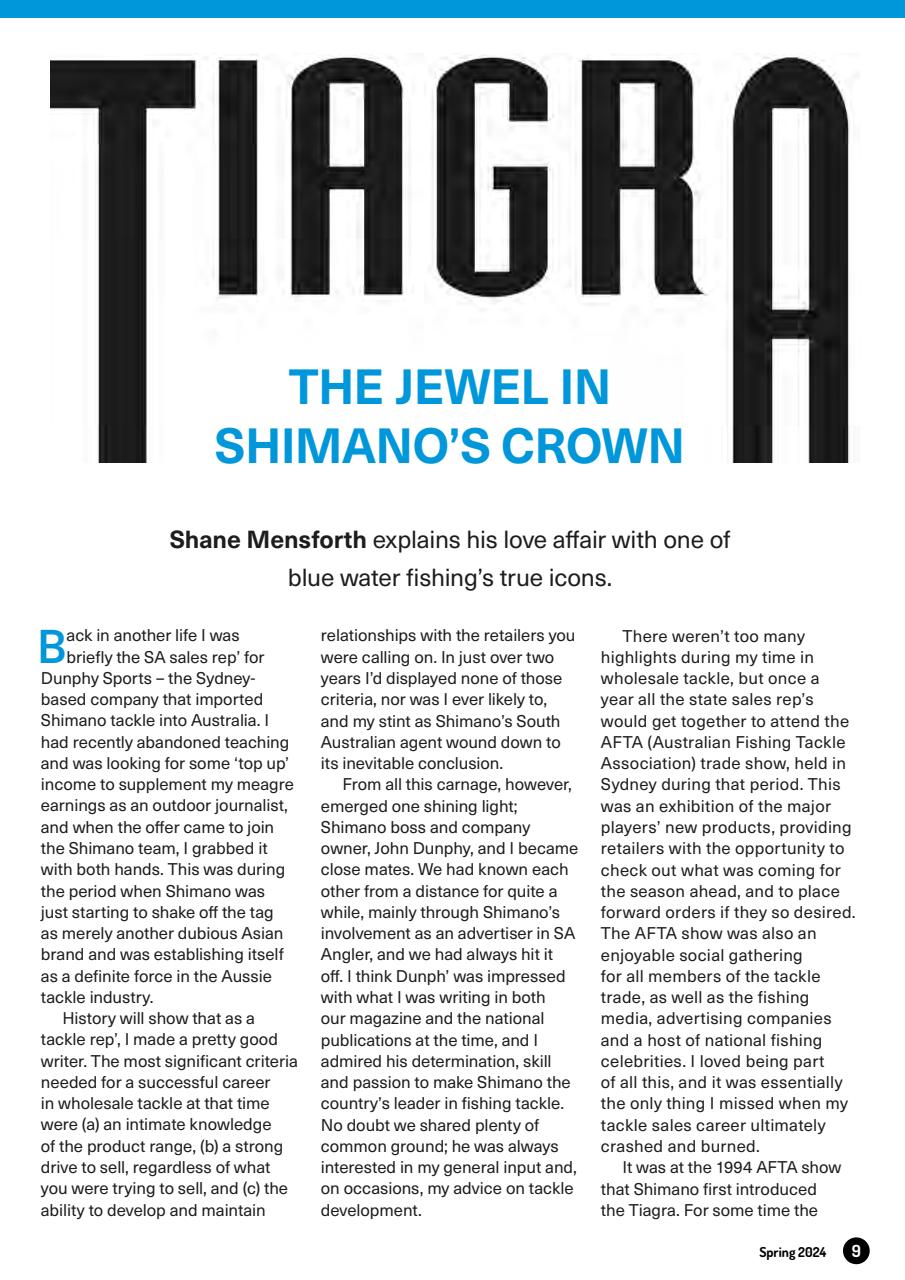 South Australian Angler Preview Pages