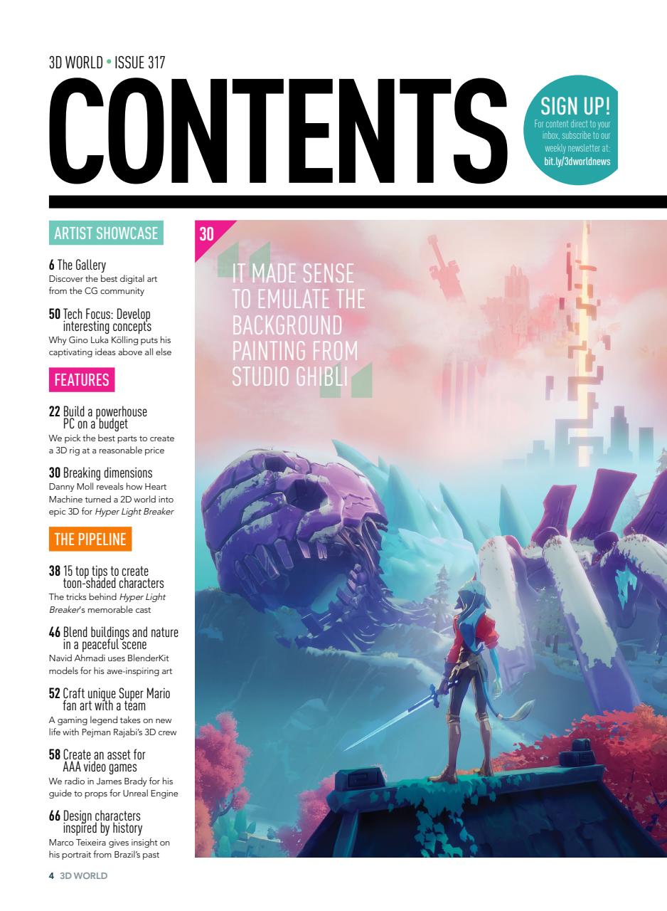 3D World Preview Pages