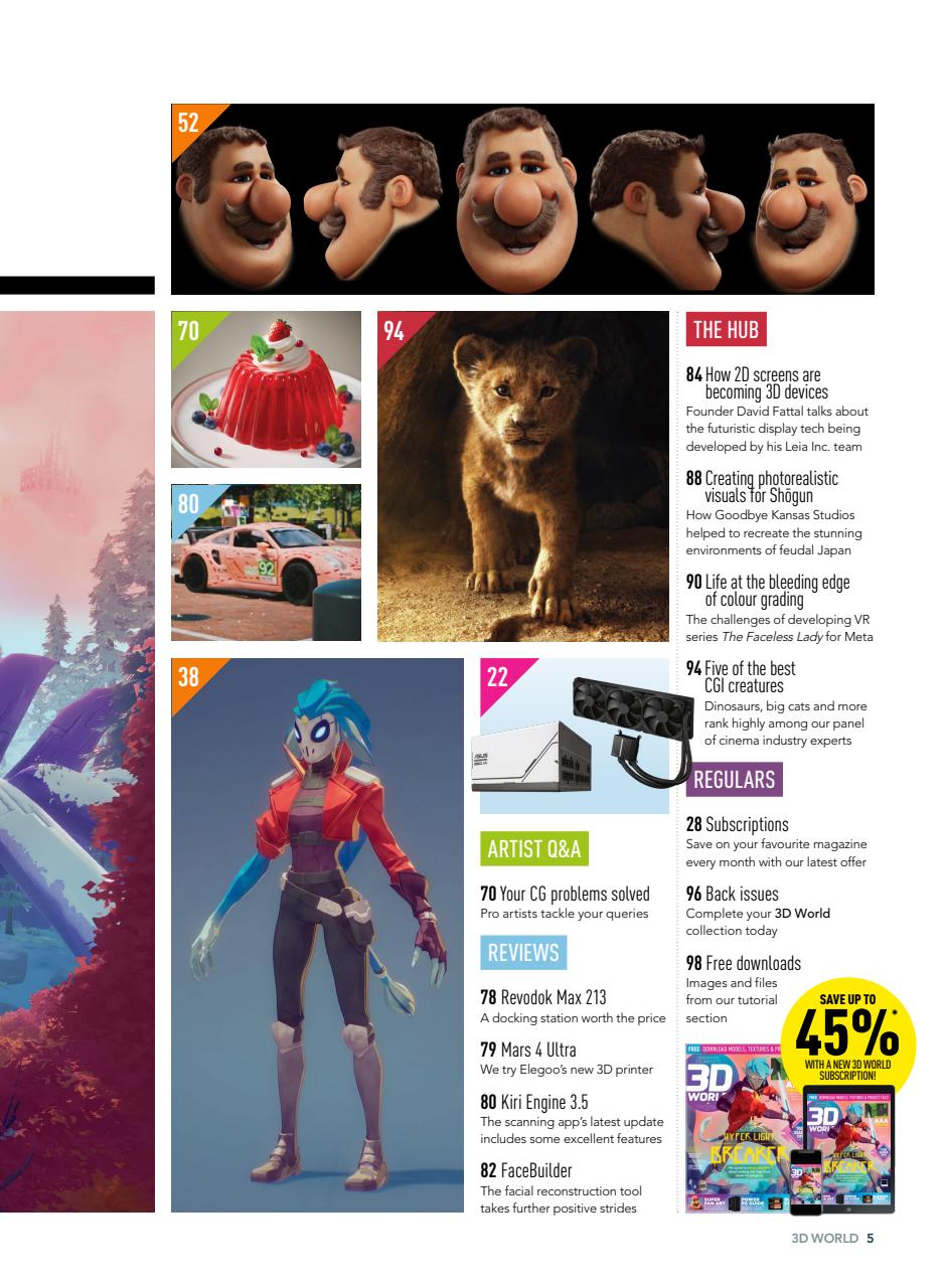 3D World Preview Pages