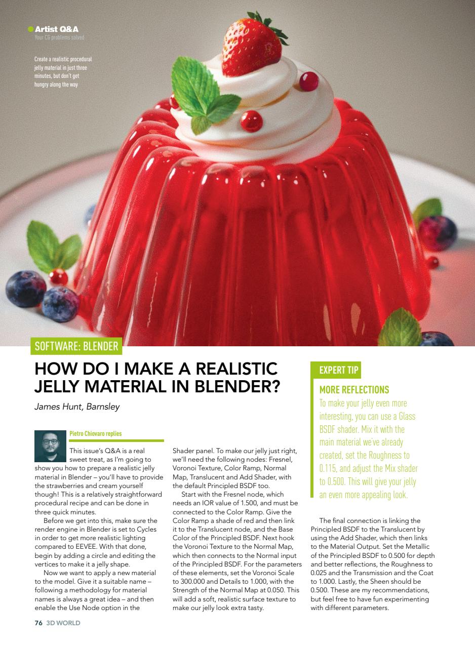 3D World Preview Pages