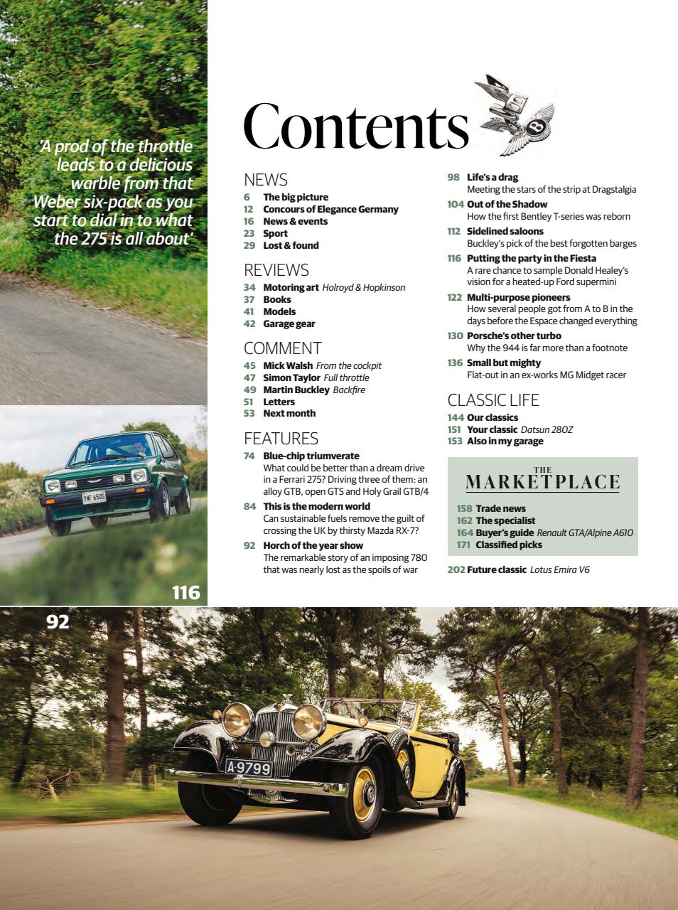 Classic & Sports Car Preview Pages