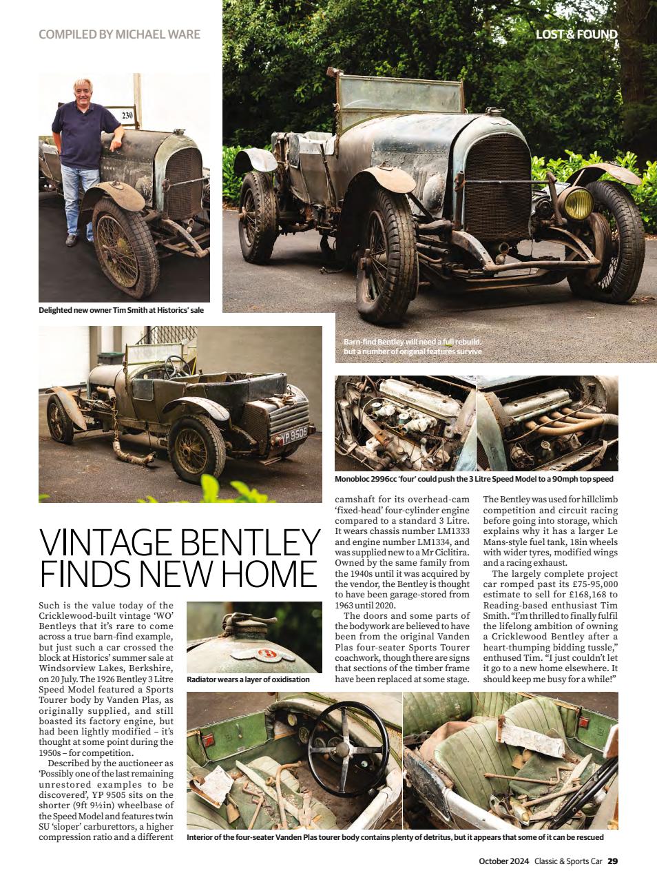 Classic & Sports Car Preview Pages