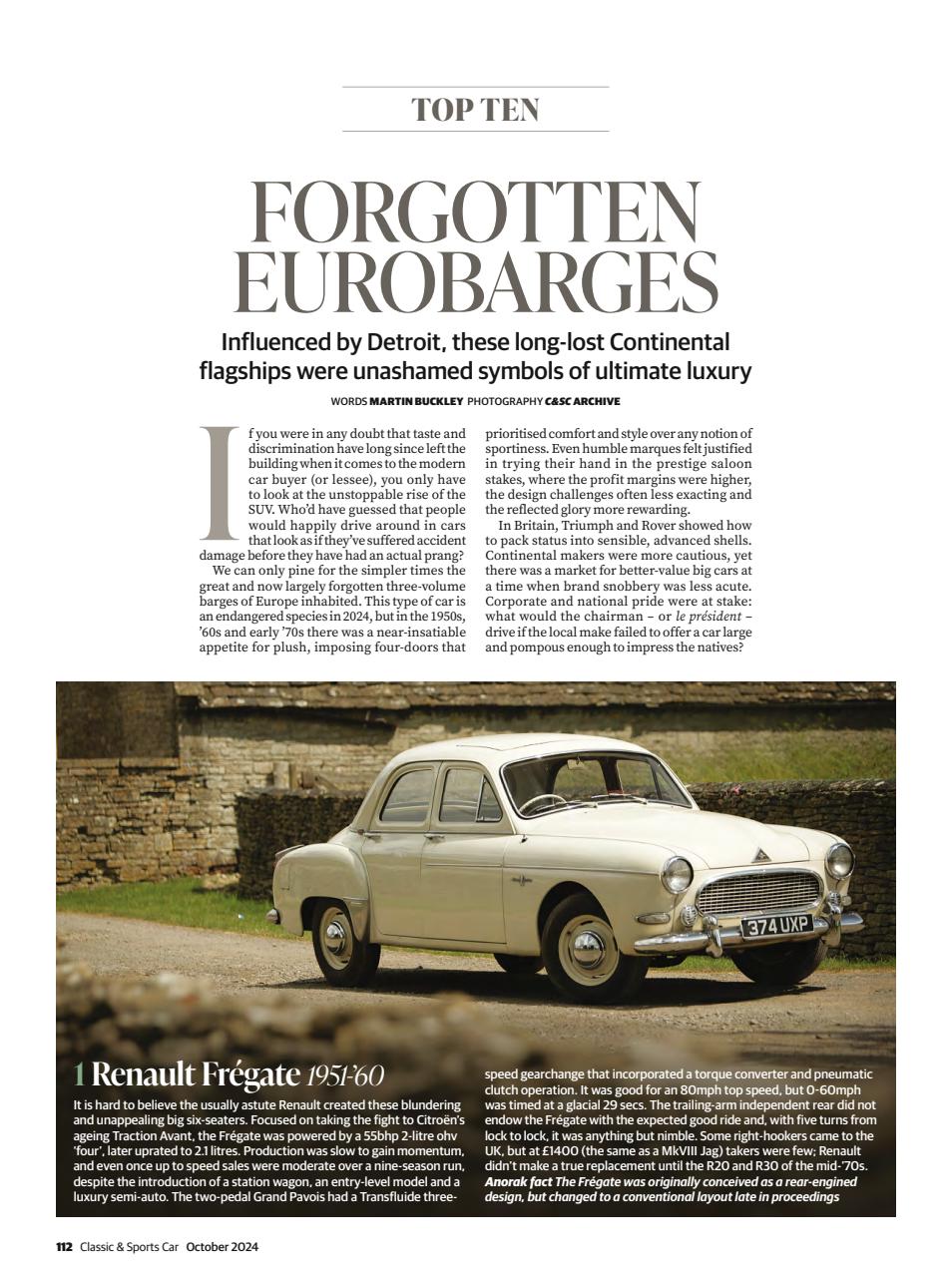 Classic & Sports Car Preview Pages