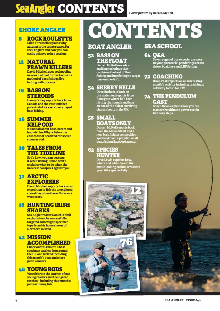 Sea Angler Preview Pages