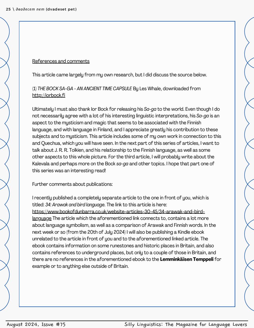 Silly Linguistics Preview Pages