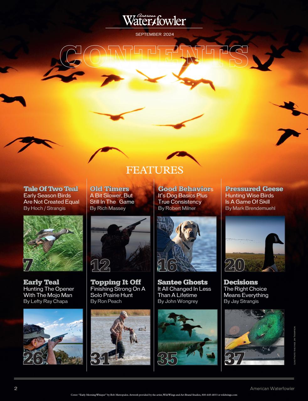 American Waterfowler Preview Pages