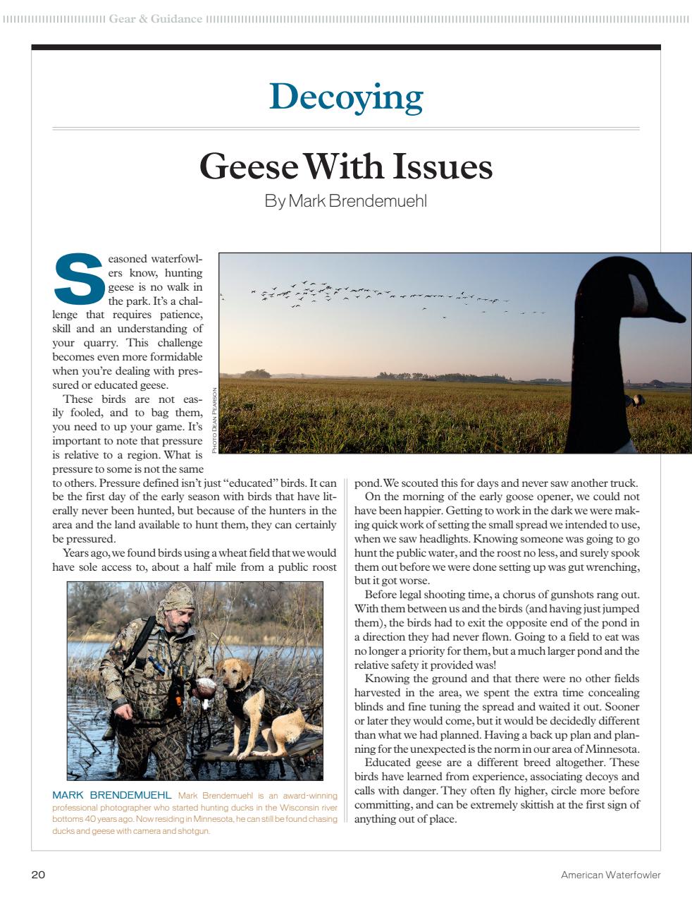 American Waterfowler Preview Pages