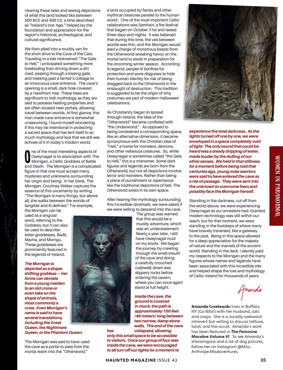 Haunted Magazine Preview Pages