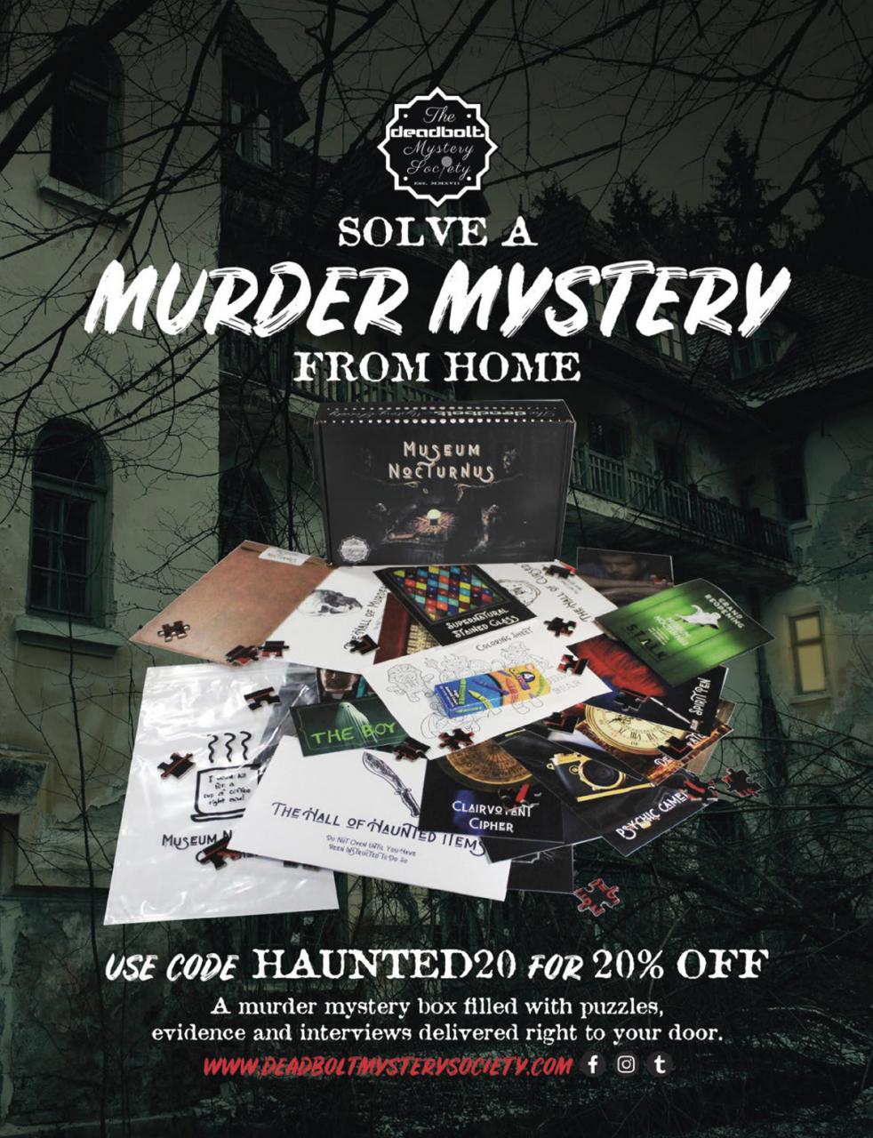 Haunted Magazine Preview Pages