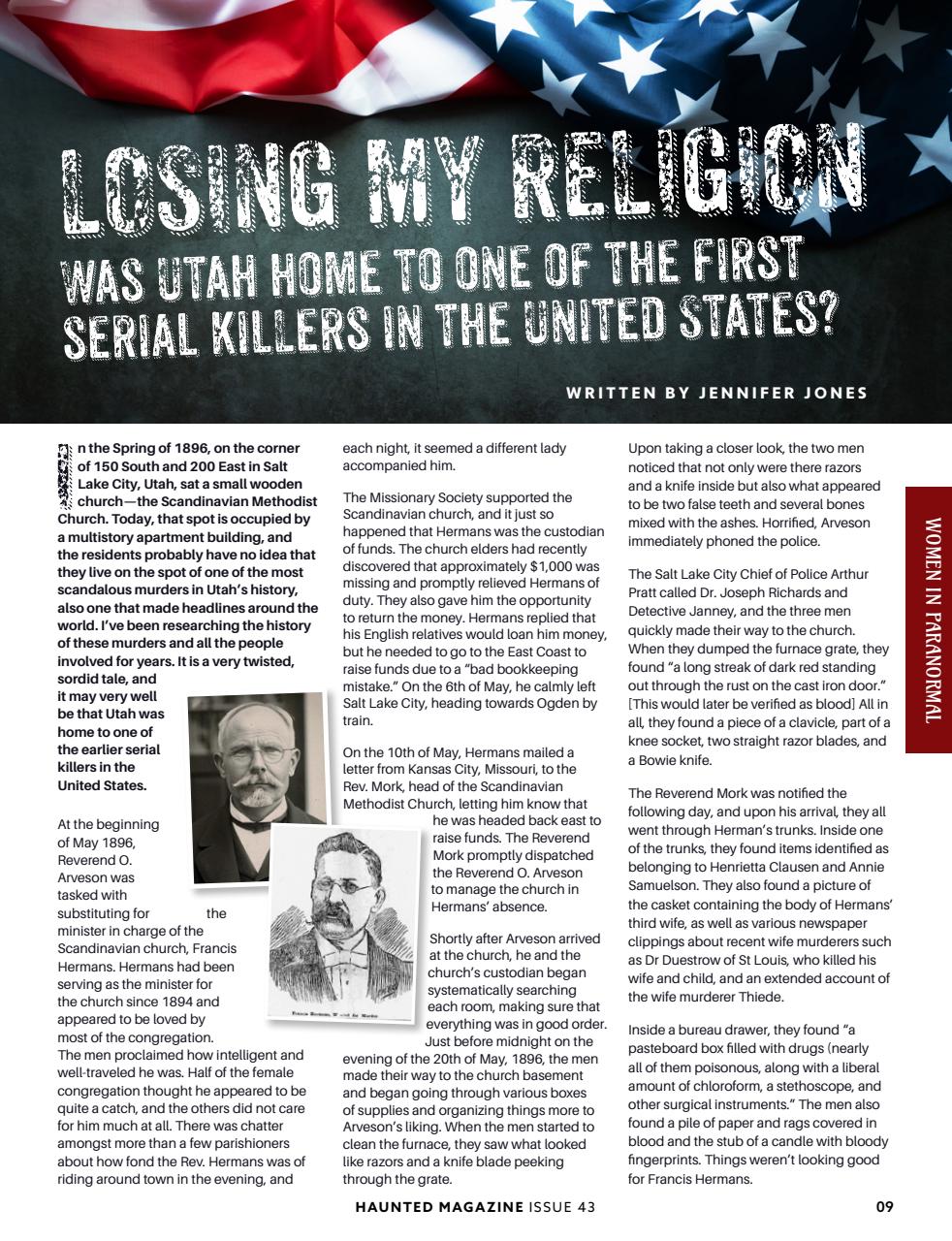 Haunted Magazine Preview Pages