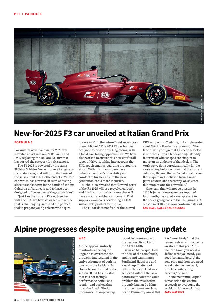 Autosport Preview Pages