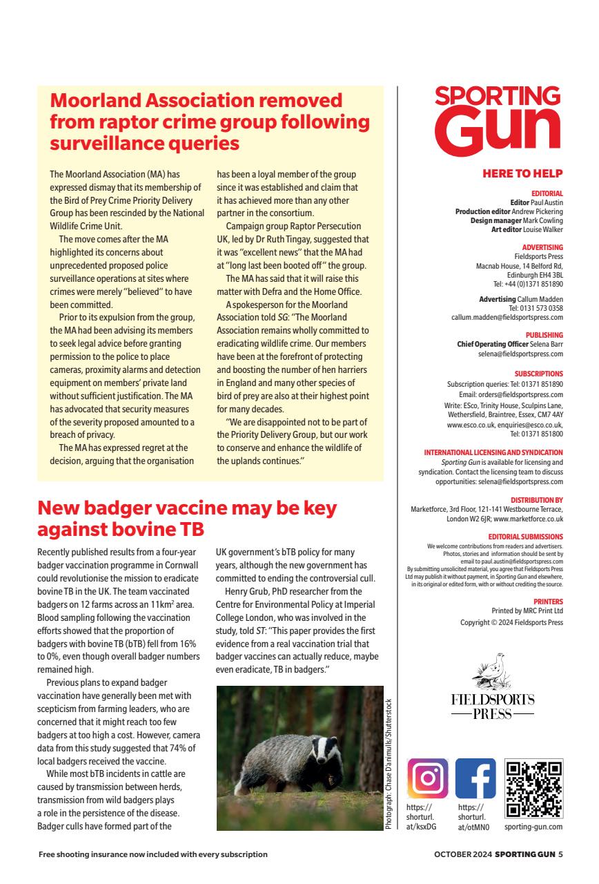 Sporting Gun Preview Pages