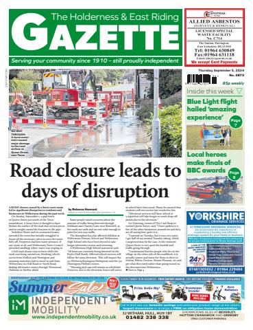 The Holderness & Hornsea Gazette issue Holderness Gazette Sept 5, 2024