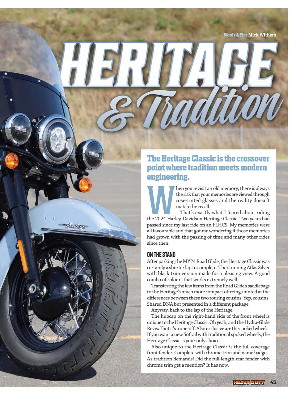 Heavy Duty Preview Pages