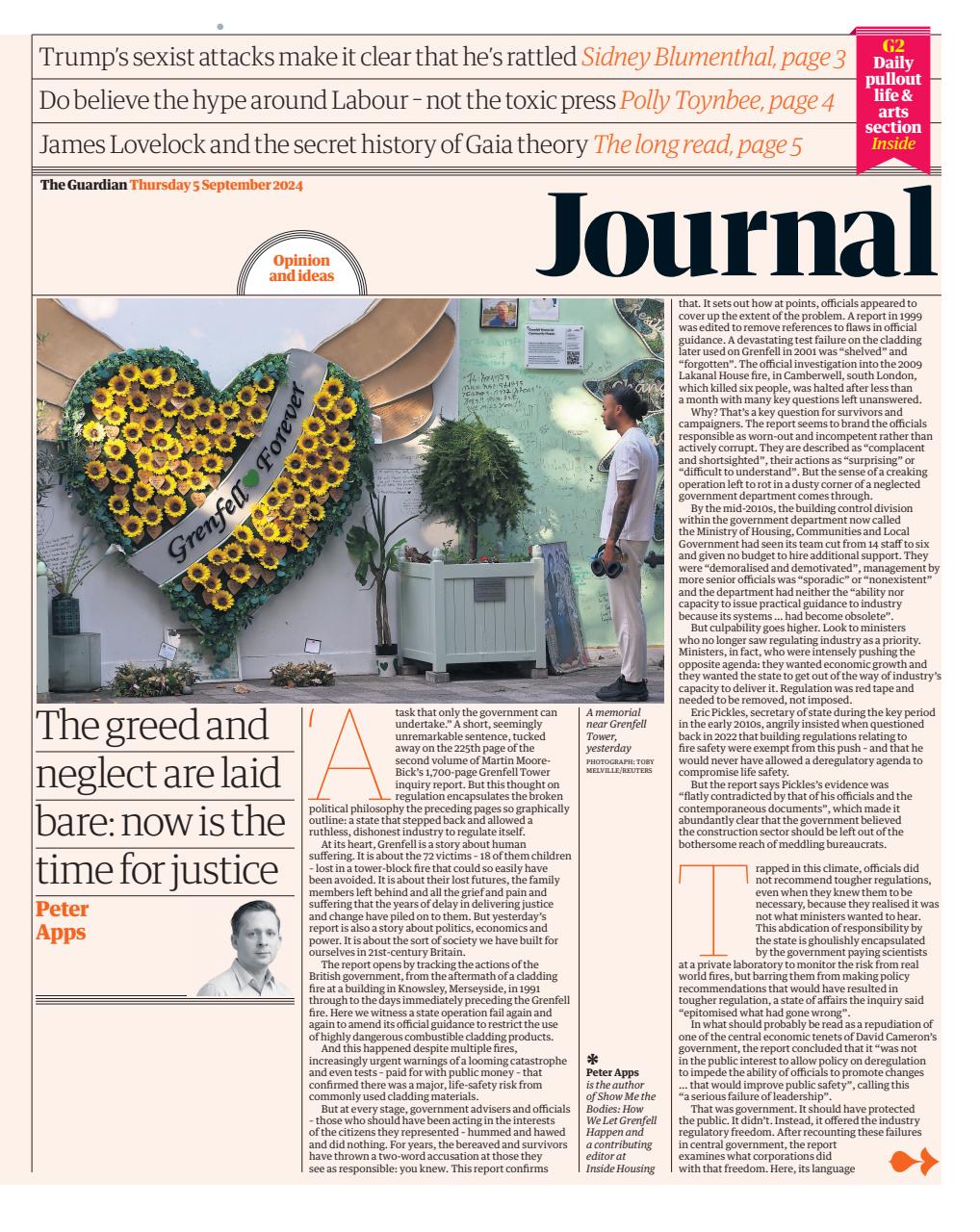 The Guardian Newspaper Preview Pages