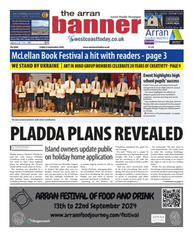 Arran Banner issue Friday, September 06, 2024