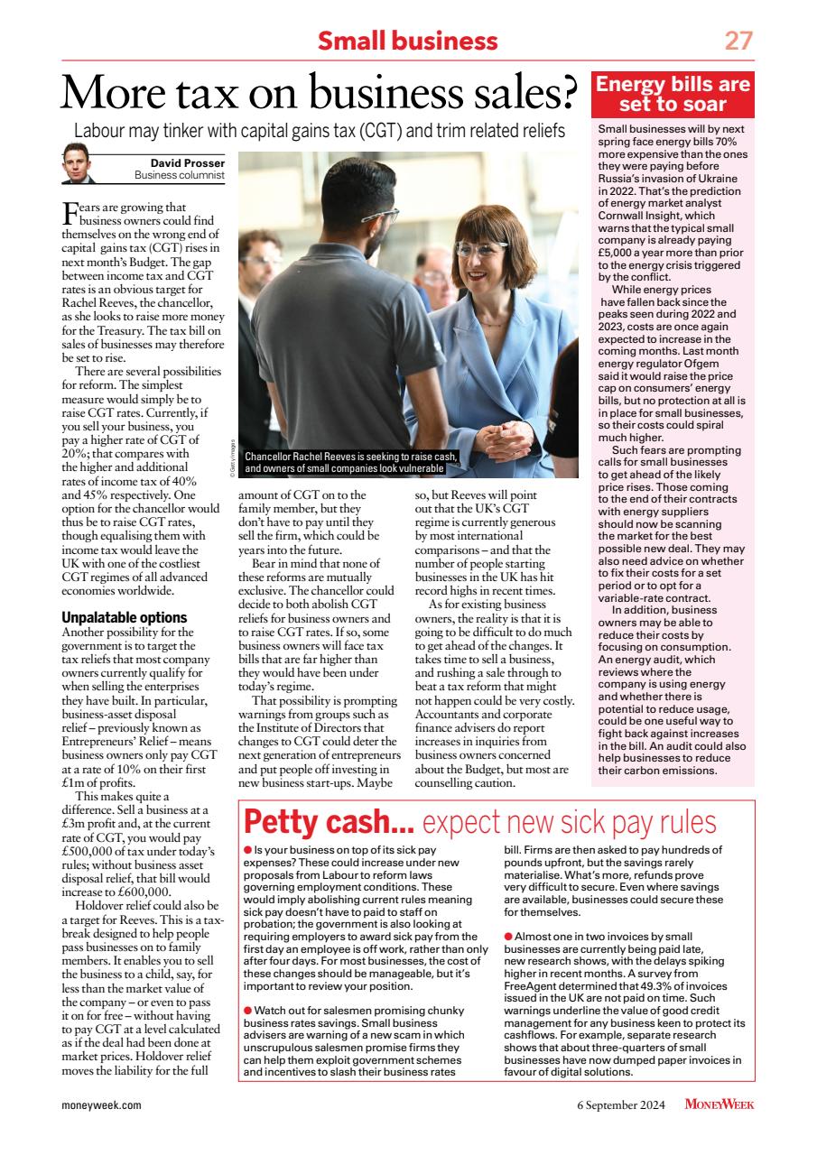 MoneyWeek Preview Pages