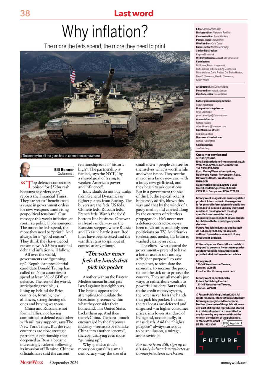 MoneyWeek Preview Pages